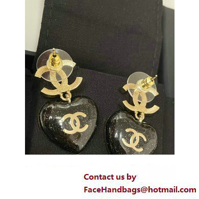 Chanel Chanel Pendant Earrings in Metal  &  Strass. Gold, Gray  &  Crystal ABA403 2023